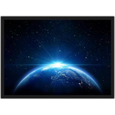 Imagem de Quadro Decorativo Universo Planeta Terra Cosmos Espaço Salas Quartos D