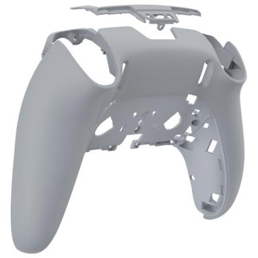 Imagem de eXtremeRate Capa traseira personalizada compatível com controlador de borda ps5, New Hope cinza DIY capa traseira de substituição compatível com ps5 Edge Controller