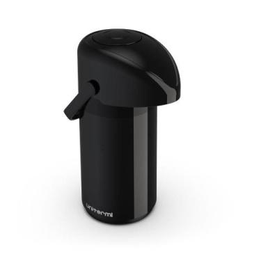Imagem de Garrafa Térmica Mesa Verona Pressão 0,600 ml p/ Café Chá Suco - Uniter