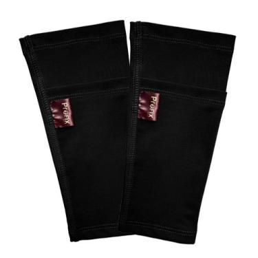 Imagem de Porta Caneleira Preta Profix Sports, G - Panturrilha 34 a 40 cm