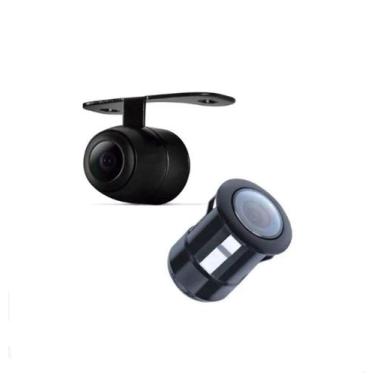 Imagem de Câmera de ré Universal 2 em 1 Borboleta ou Para-choque Com Kit de Inst