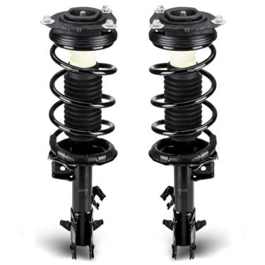 Imagem de TadaMark Conjunto Completo de Amortecedores Dianteiros com Amortecedor de Mola Helicoidal, Compatível com Nissan Versa, 2007-2012, Substitui 172351 172352, 2 Peças