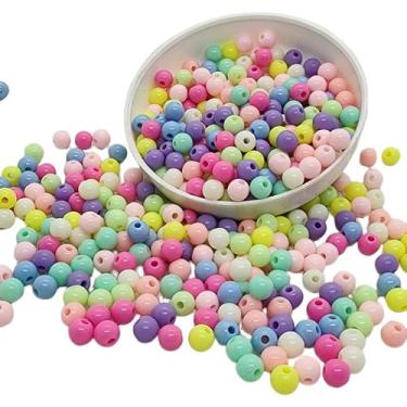Imagem de Missanga Para Pulseiras 6mm Mix 200 Unidades - Comercial Apetrechos, L