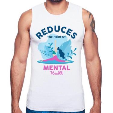 Imagem de Regata Reduces The Paint Of Menthal Health - Foca na Moda, Branco, G