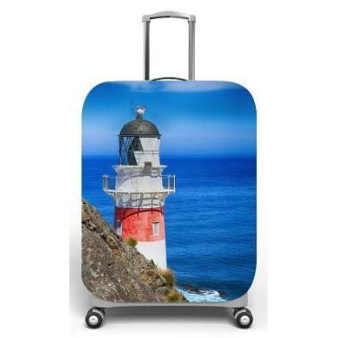 Imagem de Capa para mala de viagem M, medidas max C40x A59 x P27cm Estampa Farol