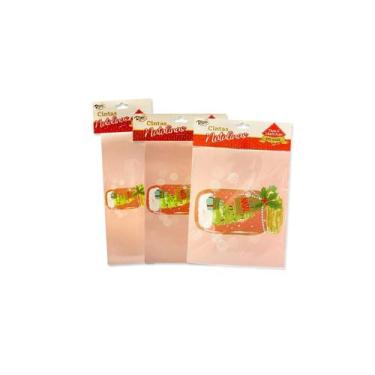 Imagem de Cinta Natalina - Rosa Feliz Natal - Panetone - 5 UN - Rizzo, M 10x50cm