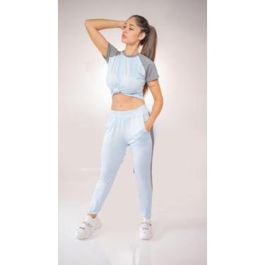 Imagem de Conjunto Fitness Azul Claro - Sophia D'Aquila, Azul, M