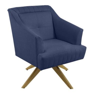 Imagem de Poltrona Decorativa Moderna Para Sala Quarto Clinica - Safira - Mance 