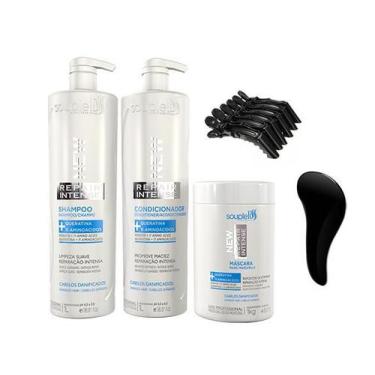 Imagem de Kit New Repair Intense Cabelos Danificados 3x1l - Soupleliss - Souple 