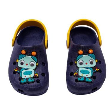 Imagem de Babuche Infantil Menino Croks infantil Menino Robo - RAE, 19/20