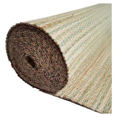 Imagem de Tapete, Esteira, Decoração 1mtx90cm Forro de Palha de Junco - Decore F