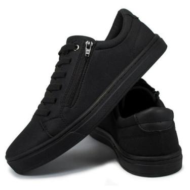 Imagem de Tênis Sapatênis Masculino Preto Sola Preto - AUTEM ORIGINALS, 39, Pret