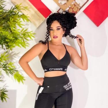 Imagem de Top Bojo Strapy Feminino Academia Treinos Fitness Corrida Suplex   - B