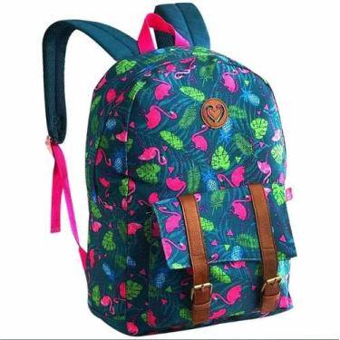 Imagem de Mochila de costas bolsa faculdade escolar reforçada feminina - CLIO ST