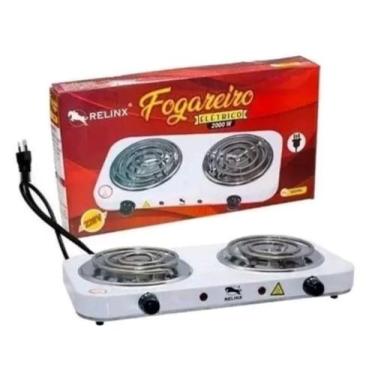 Imagem de Fogareiro Elétrico 2 Bocas 2000W FU3009A - FUTURO BRASIL, 110V