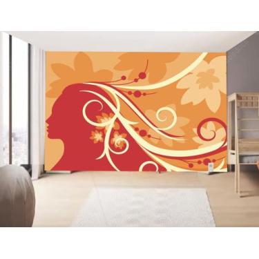 Imagem de Papel de Parede Infantil  Floral  (folha med. 90x300 cm) - Decor Atitu