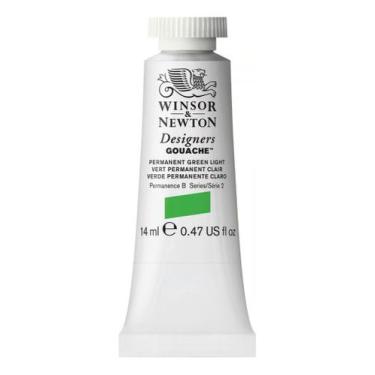 Imagem de Tinta Guache Winsor Newton 14ml S2 483 Permanent Green Light - Winsor 