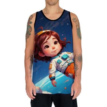 Imagem de Camiseta Regata Crianças Astronautas Planetas Galáxias 12 - Enjoy Shop