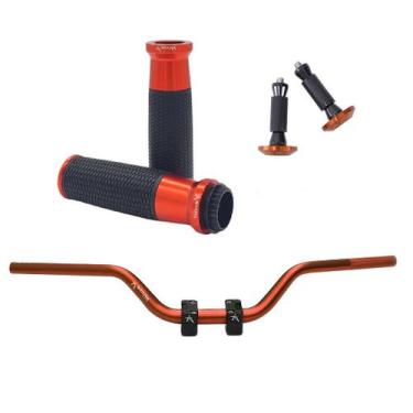 Imagem de Kit Manopla Peso Guidão Naked Factor Cb650F Cb300 Hornet Xj6 - Stark R