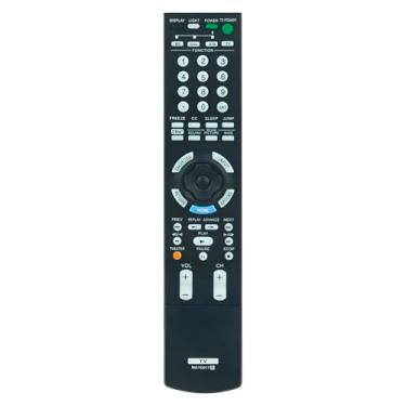 Imagem de Controle remoto de substituição RM-YD017 compatível com Sony TV KDL-46XBR5 KDL-52WL130 KDL-46X4500 KDL-52XBR4 KDL-40W3000 KDL-52XBR5 KDL-52W3000 KDS-Z60XBR5 KDL-46W3000 KDS-Z77 0XBR5 KLV-40W300A