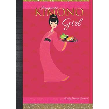 Imagem de Japanese Kimono Girl Daily Planner Journal: Cute Asian Women July 2019 - December 2020 Calendar Agenda Organizer Notebook To Write In