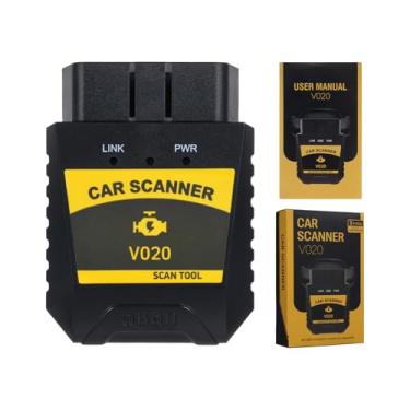 Imagem de Mulcort Ferramenta de diagnóstico de scanner de carro BT 4.0 para Android/PC, leitura de códigos de erro de motor para carro O-B-D II, ferramentas de diagnóstico automático