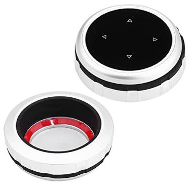 Imagem de Botões Multimídia do Carro Capa Decorativa Guarnição Atraente Guarnição Interior Liga de Alumínio de Abs Guarnição para X1 X3 X5 X6 F30 E90 F10 F18 F11 F15 F16 F25 E60 E61 6 (7