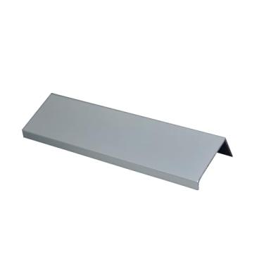 Imagem de Puxador Slim de Alumínio para Cozinha Gaveta Armário Porta 10cm (Prata)