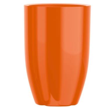 Imagem de Vaso De Planta Fibra De Vidro 75cm Grande Boca Larga Decorativo (Cobre)