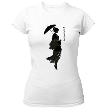 Imagem de Camiseta Baby Look Silhueta Yukisakura Japao - Alearts, GG