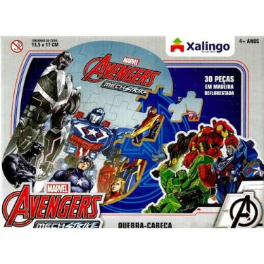 Imagem de Quebra-cabeça Avengers Mech Strike 30 Pçs - Xalingo
