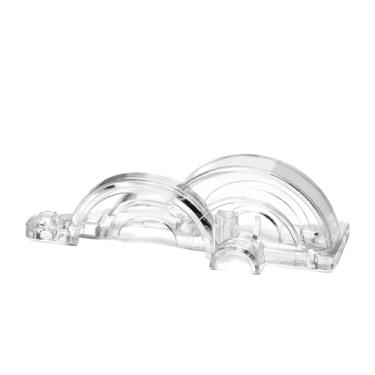 Imagem de CHRCOED Transparent Spur Gear Covers,Clear Plastic Gearbox,Motor Gear Case,Main Gear Cover for Tamiya 1/10 RC Car TT02