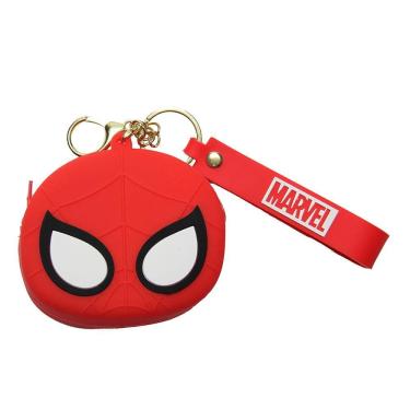 Imagem de Brinquedo Chaveiro Porta Moedas Marvel Homem Aranha Com Zíper Toyng