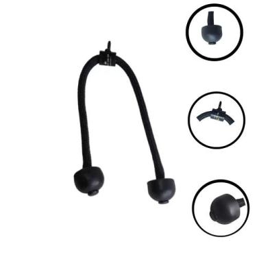 Imagem de Puxador Corda Tríceps 130cm Profissional - Rei do Fitness