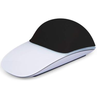 Imagem de Almofada de Silicone Mello para Apple Magic Mouse 1 e 2 (Preto Smoking
