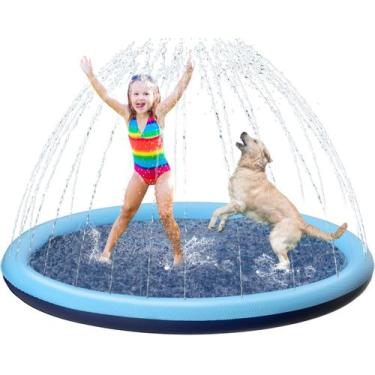 Imagem de Splash Pad Jasonwell - Brinquedo de Água para Crianças e Cães