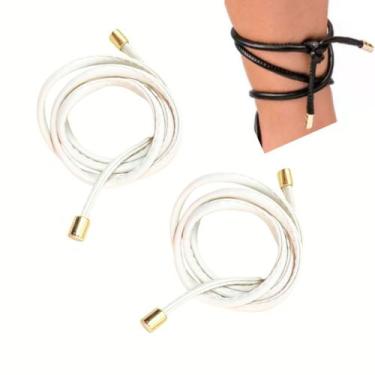 Imagem de cordinha para amarração tornozeleira 1 m scarpin sandalia - Feminy Cal