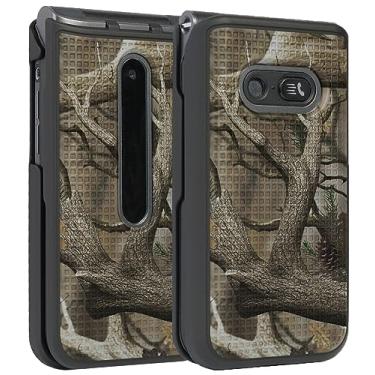 Imagem de Capa para LG Classic Flip, Nakedcellphone [Camuflagem ao ar livre] Árvore Folha Real Woods Camo Capa rígida protetora para LG Classic Flip Phone L125DL