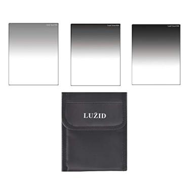 Imagem de LUŽID Conjunto de filtros ND de grau macio de 100 mm x 150 mm ND2, ND4, ND8 MC Vidro óptico multi-revestido Luzid densidade neutra graduada