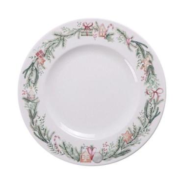 Imagem de Prato Panetone Tramontina Casa Natal Noite Feliz Em Porcelana Decorada