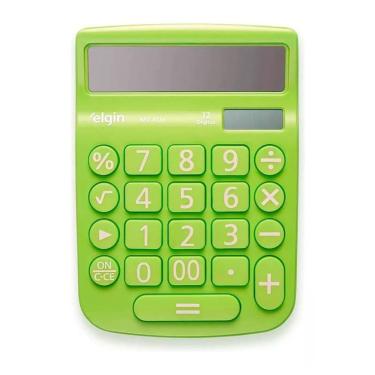 Imagem de Calculadora Mesa Visor 12 Dig. Verde Mv-4136 Elgin