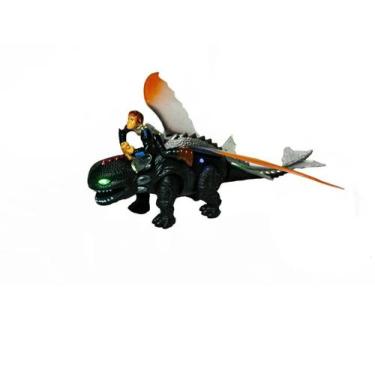 Imagem de Boneco de Brinquedo Dragão Banguela e Soluço Emite Som e Luz - Toys