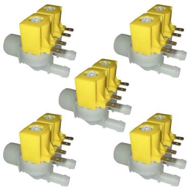 Imagem de Kit 5 Válvula Entrada Electrolux Ltr10 Lm06 Lf75 Lte09 110V - Brazan