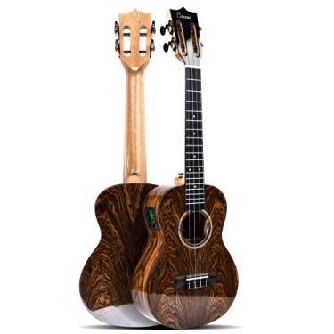 Imagem de Ukulele Caramel TEG95 Butterfly Bocote Tenor Acústico Elétrico