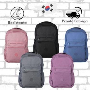 Imagem de Mochila Bolsa Viagem Resistente Média Coreana Feminina Elegante - New 