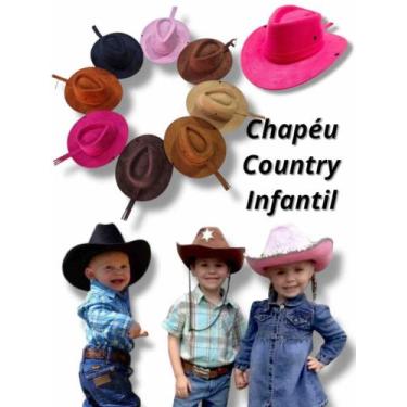 Imagem de Chapéu Infantil Country Kids Cowboy Rodeio Diversão Ana Castela e Gust