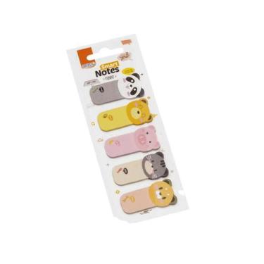 Imagem de Marcador de Página Adesivo BRW Smart Notes Funny Bichinhos 23x45mm