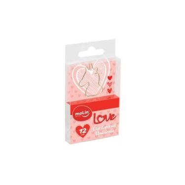 Imagem de Clips Especial Molin Love Unicórnio Com 12un