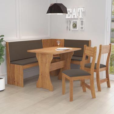 Imagem de Conjunto Canto Alemão com 2 Cadeiras Rock Viero