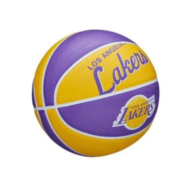 Imagem de Bola de Basquete Wilson nba Team Retro Mini La Lakers #3